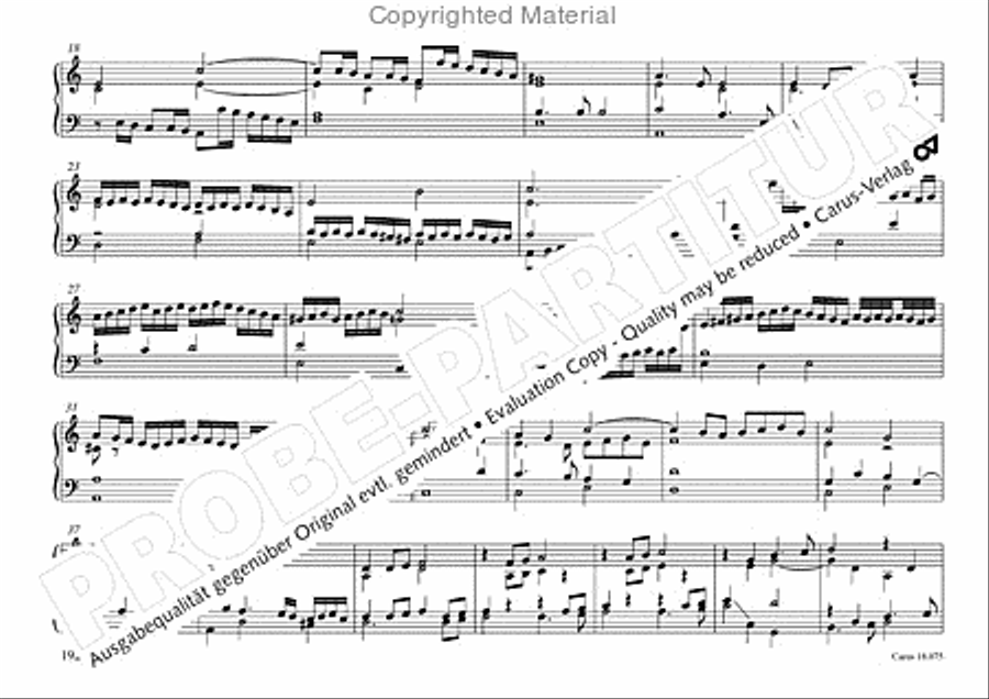 Freiburger Orgelbuch: Stammteil Organ Solo scores gallery preview page 193