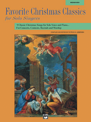Book cover for Favorite Christmas Classics for Solo Singers