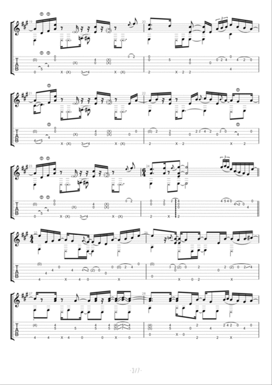 Breathe Deeply Breathe Deeply Acoustic Guitar scores gallery preview page 3