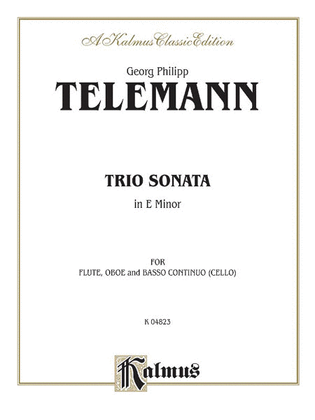 Book cover for Trio Sonata in E Minor