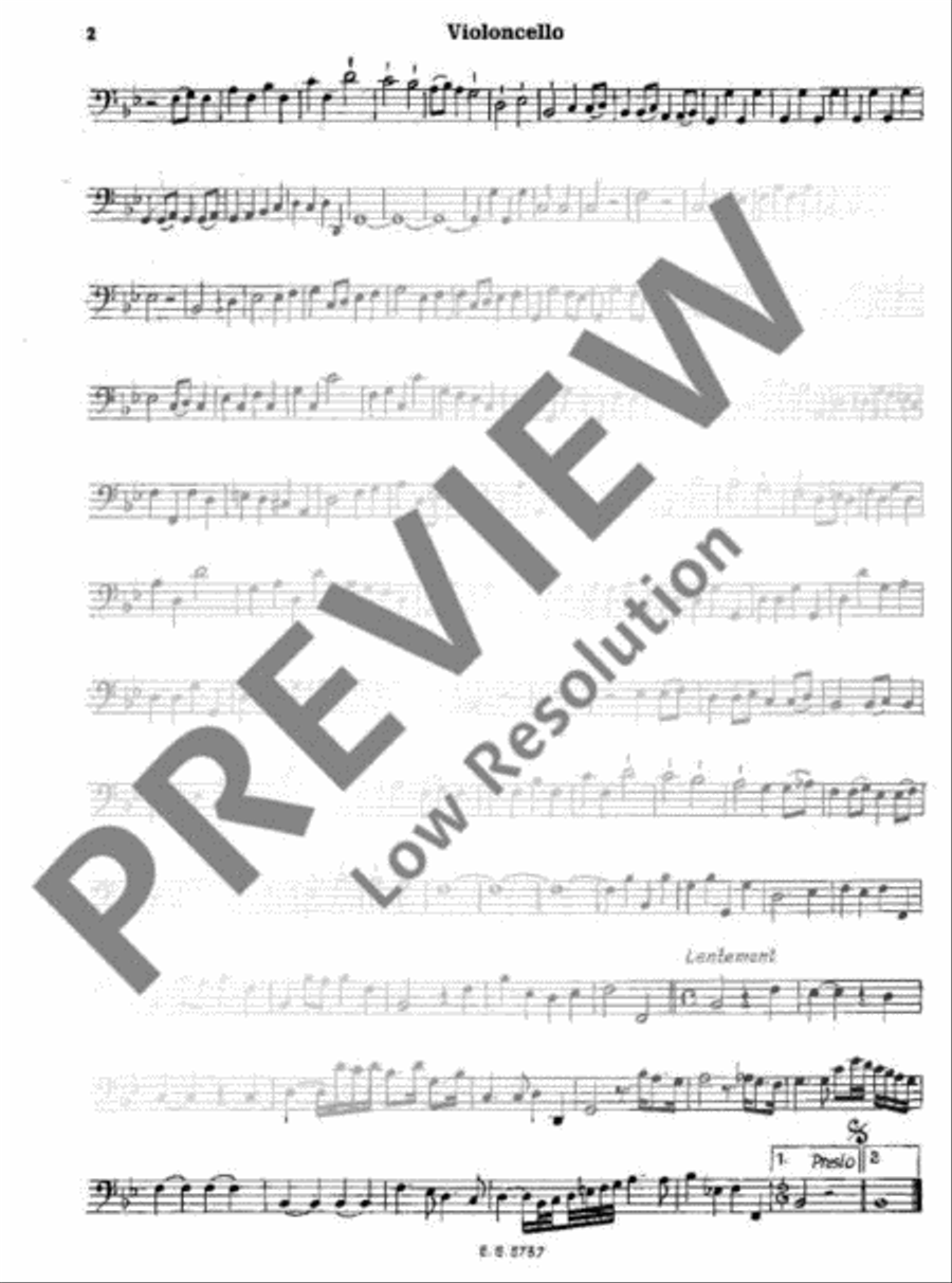 Musique de table Part scores gallery preview page 3