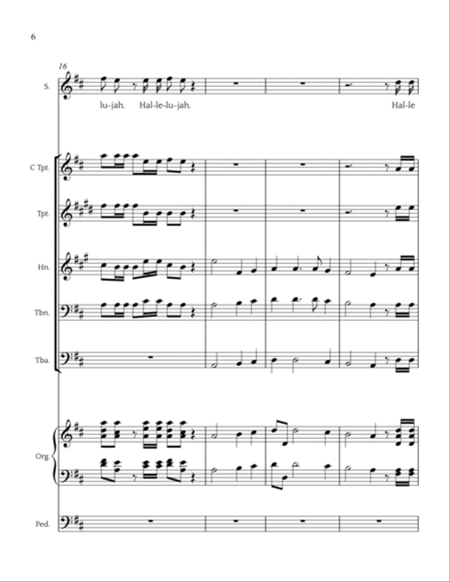 Hallelujah Chorus Hallelujah Chorus Small Ensemble scores gallery preview page 6