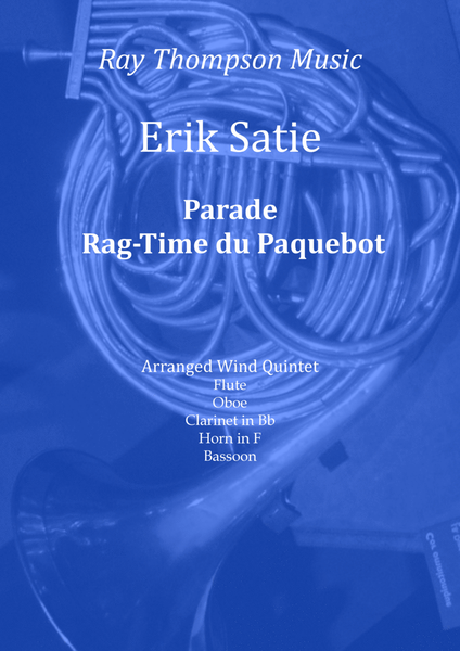 Satie: Parade - Rag-Time du Paquebot (Ragtime of the Packet Steamer) - wind quintet image number null