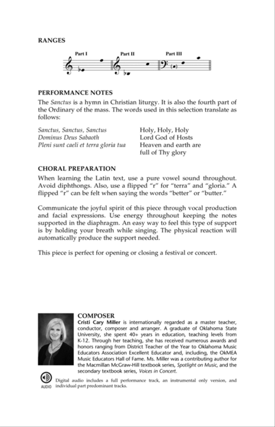A Joyful Sanctus A Joyful Sanctus 3-Part scores gallery preview page 13