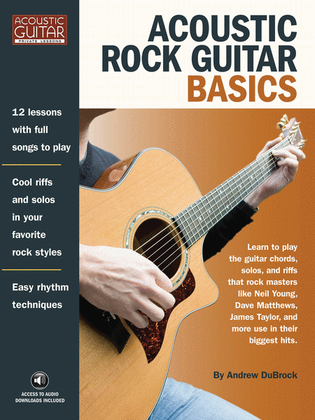 Book cover for Acoustic Rock Guitar Basics