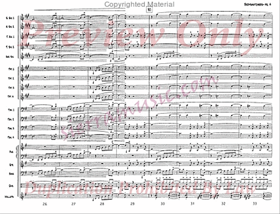 Bodysnatchers Bodysnatchers Jazz Ensemble scores gallery preview page 5