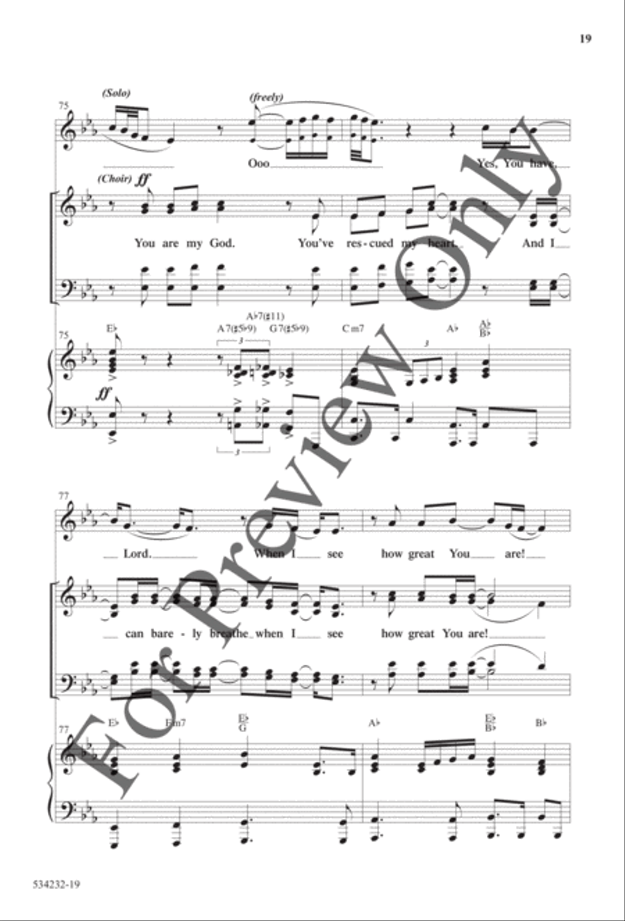 Can't Stop My Hallelujahs - Anthem Choir scores gallery preview page 18