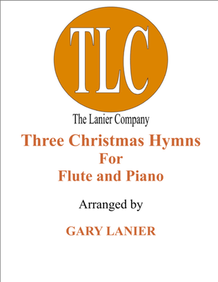 Book cover for THREE CHRISTMAS HYMNS (Duets for Flute & Piano)