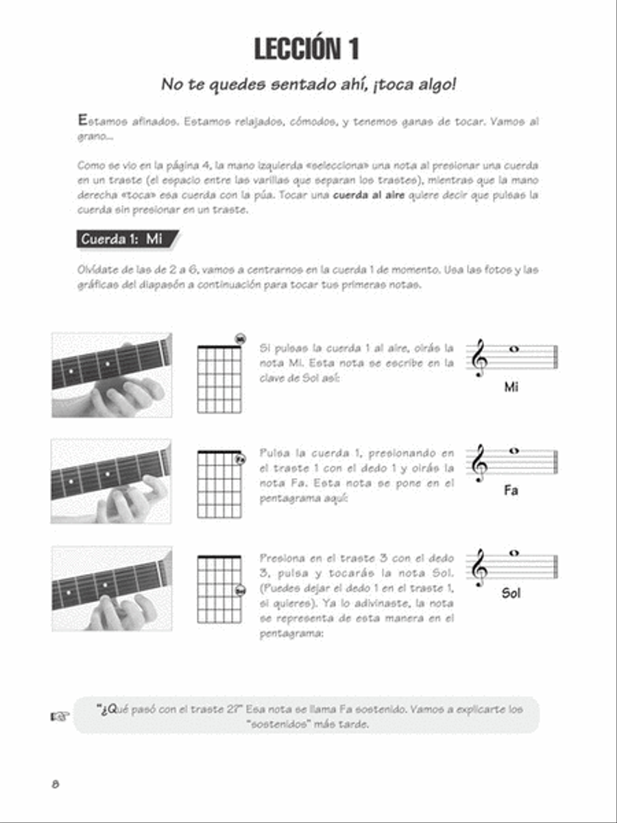 FastTrack Guitar Method – Spanish Edition - Level 1 image number null