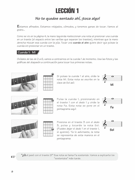 FastTrack Guitar Method – Spanish Edition - Level 1 image number null