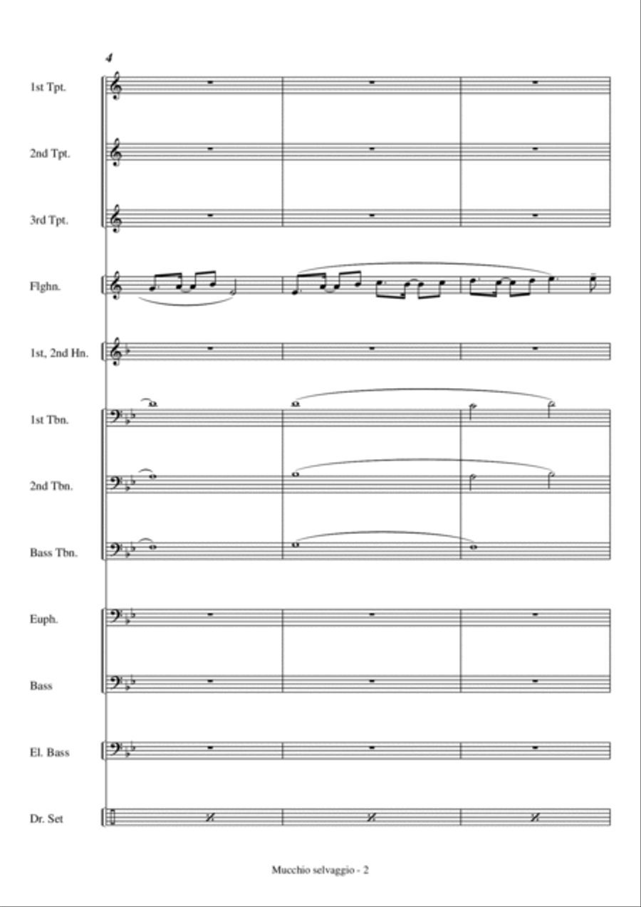 Mucchio Selvaggio Brass Ensemble scores gallery preview page 5
