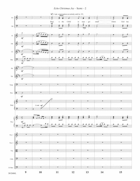 Echo Christmas Joy - Orchestral Score and Parts