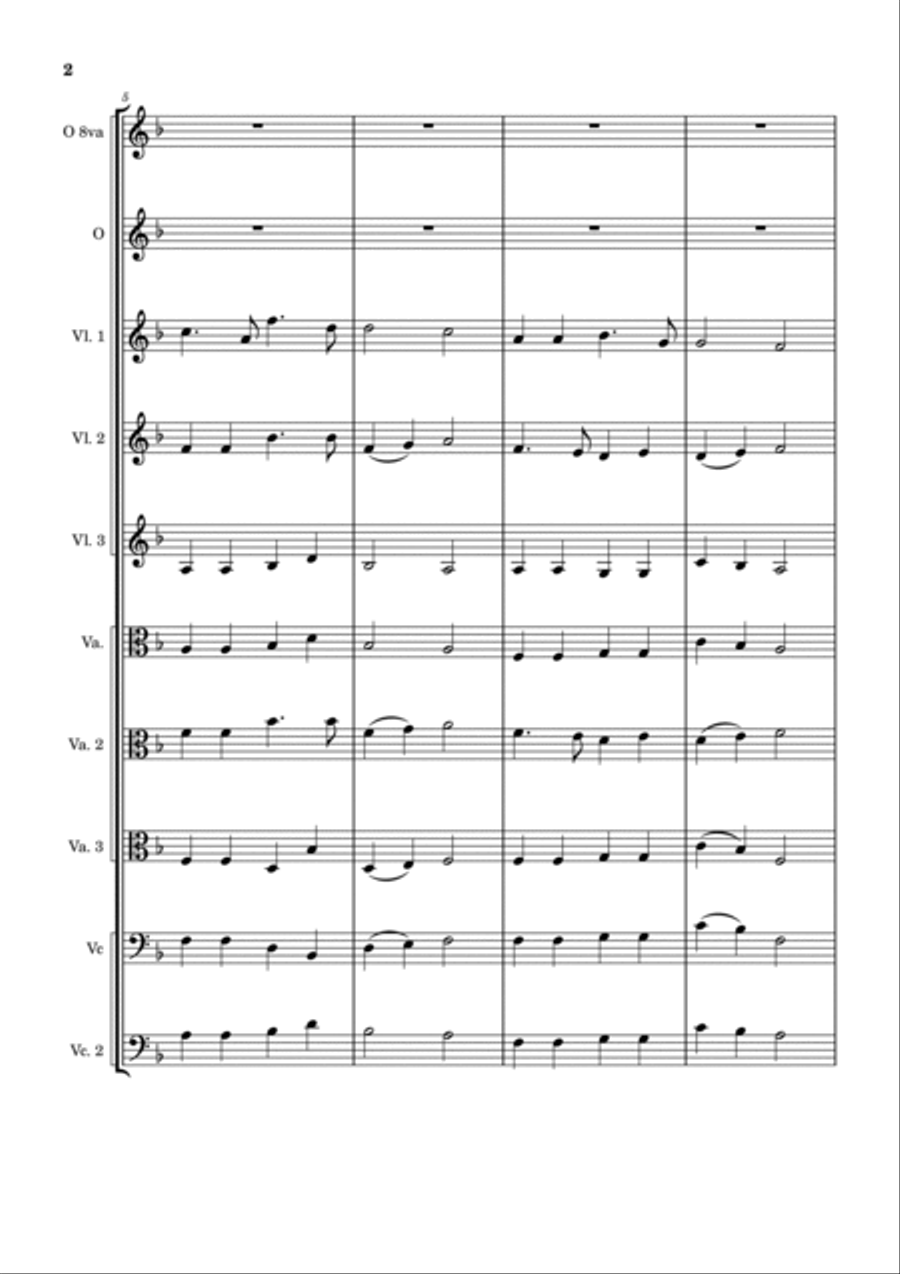 Als die Welt verloren Als die Welt verloren String Quartet scores gallery preview page 2