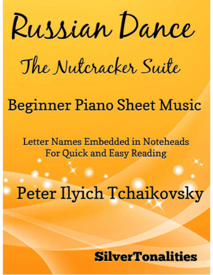Russian Dance Nutcracker Suite Beginner Piano Sheet Music Easy Piano scores gallery preview page 1