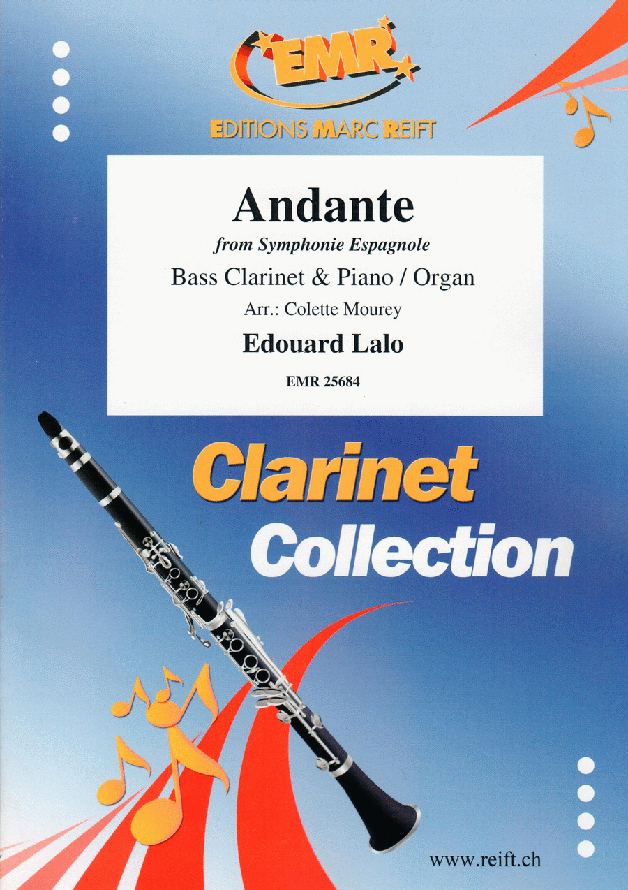 Andante Bass Clarinet scores gallery preview page 1