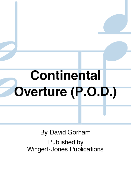 Continental Overture - Full Score