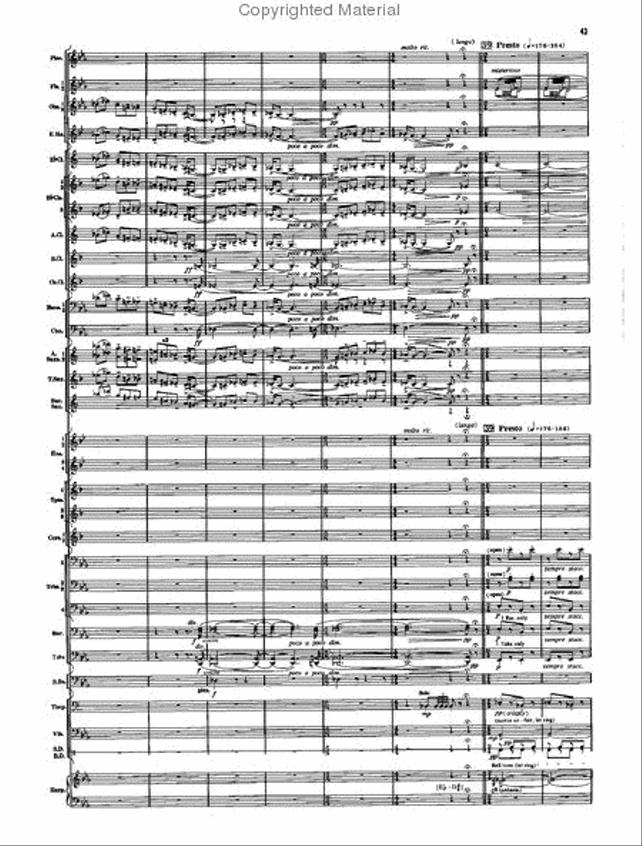 Armenian Dances, Part II Concert Band scores gallery preview page 41