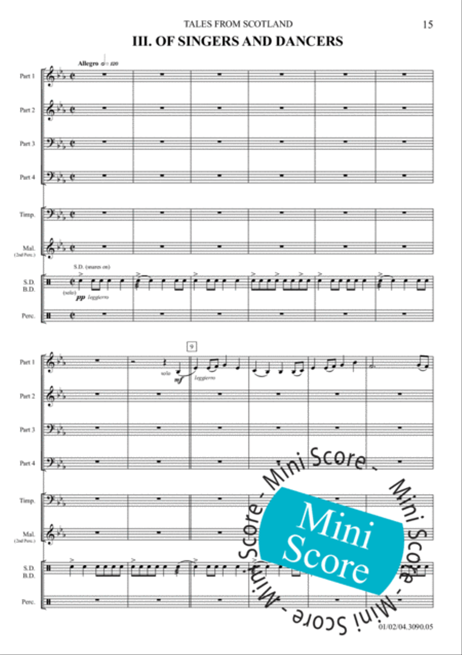 Tales from Scotland Brass Ensemble scores gallery preview page 19