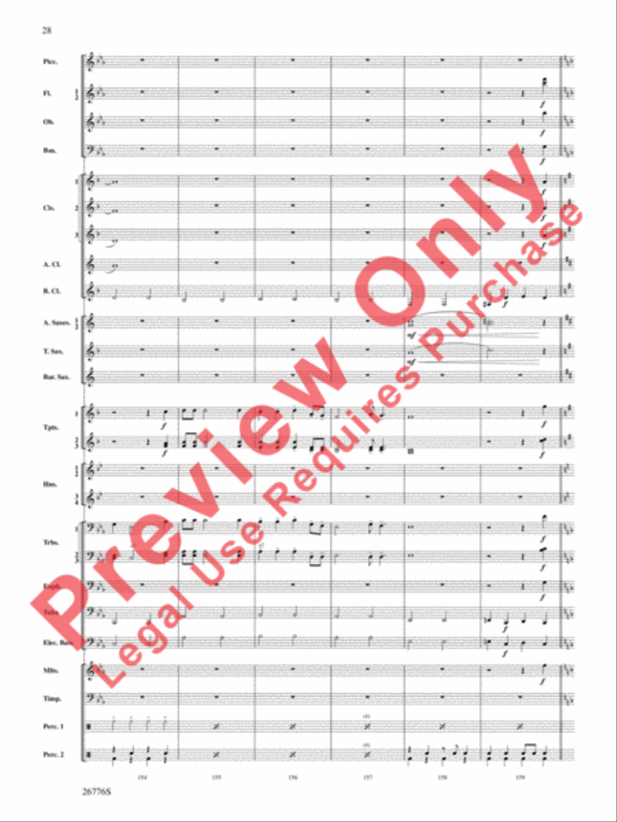 The Music of Disneyland Concert Band scores gallery preview page 29