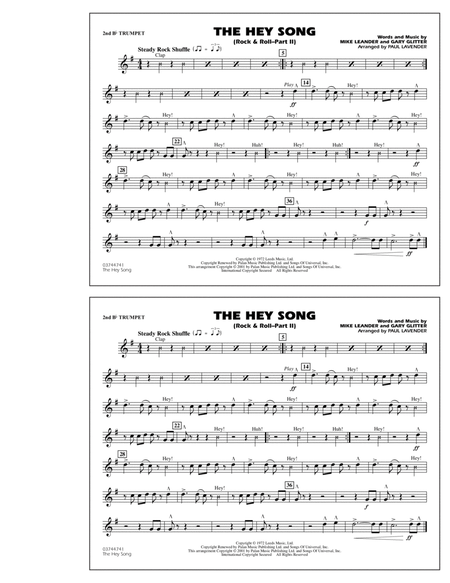 Rock & Roll - Part II (The Hey Song) - 2nd Bb Trumpet