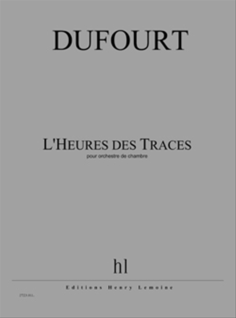 L'Heure des Traces Chamber Orchestra scores gallery preview page 1