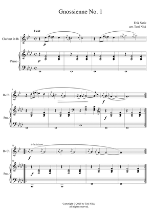 Erik Satie - Gnossienne No. 1 (for Clarinet in Bb & Piano)