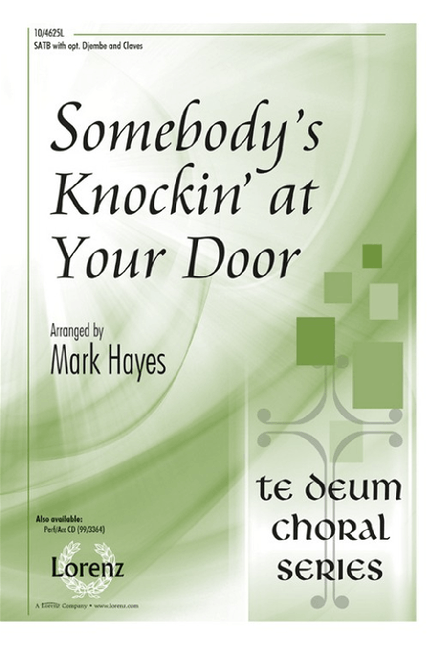 Somebody's Knockin' at Your Door 4-Part scores gallery preview page 1