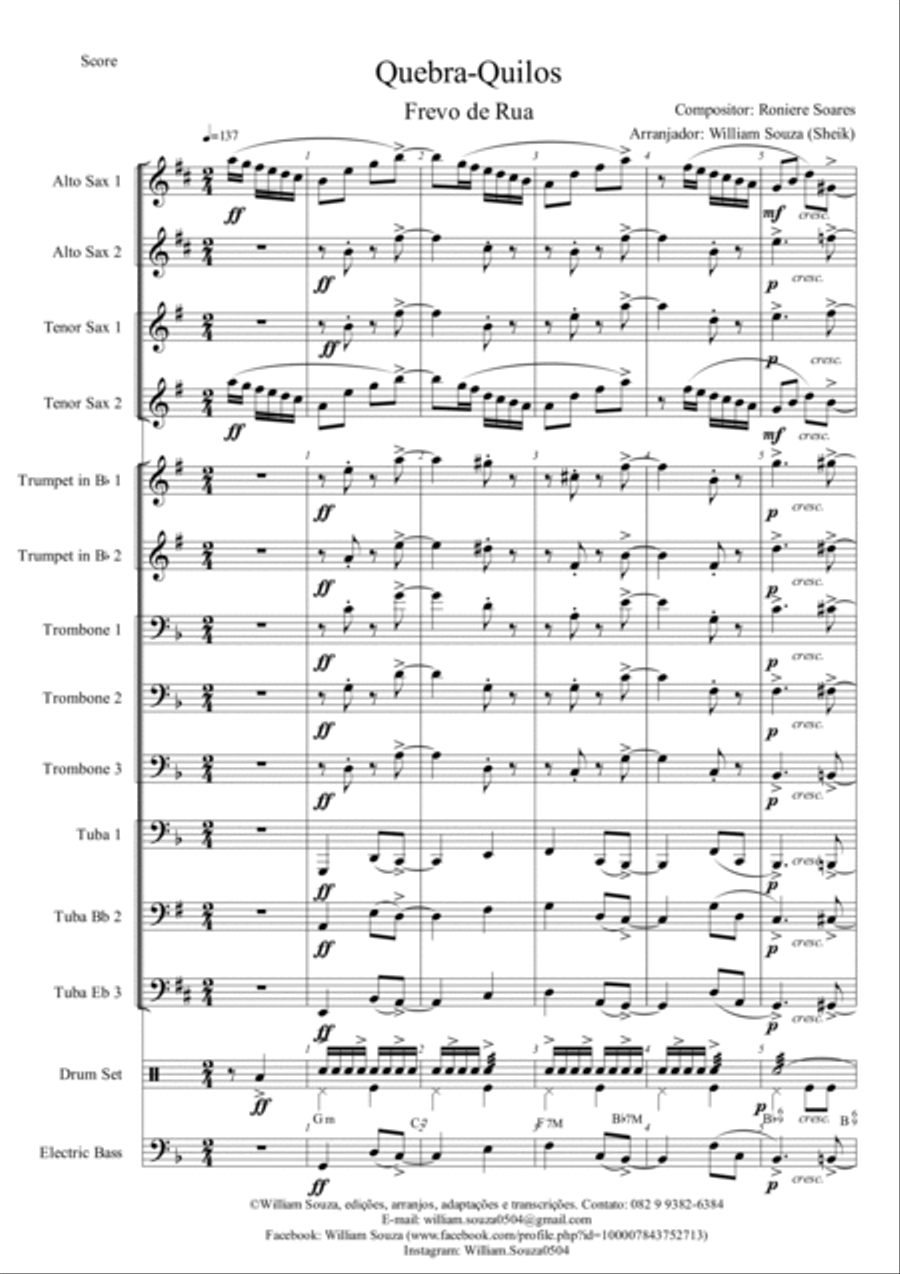 Quebra-Quilos Quebra-Quilos Concert Band scores gallery preview page 2