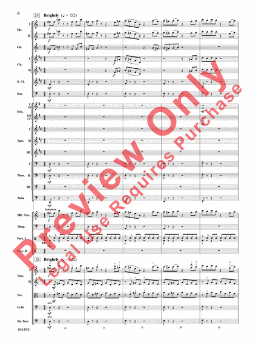 The Hobbit: An Unexpected Journey, Suite from Full Orchestra scores gallery preview page 39