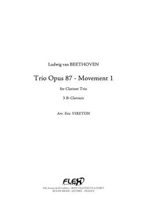 Book cover for Trio Opus 87 - Mvt 1