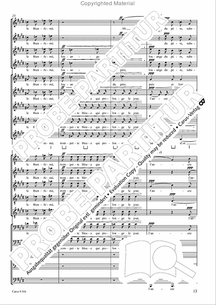 Louange a l'eternite de Jesus Choir scores gallery preview page 14