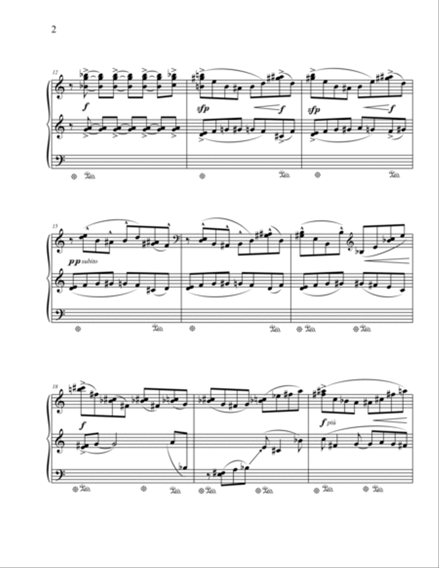 Tempus Fugit for piano Piano Solo scores gallery preview page 4