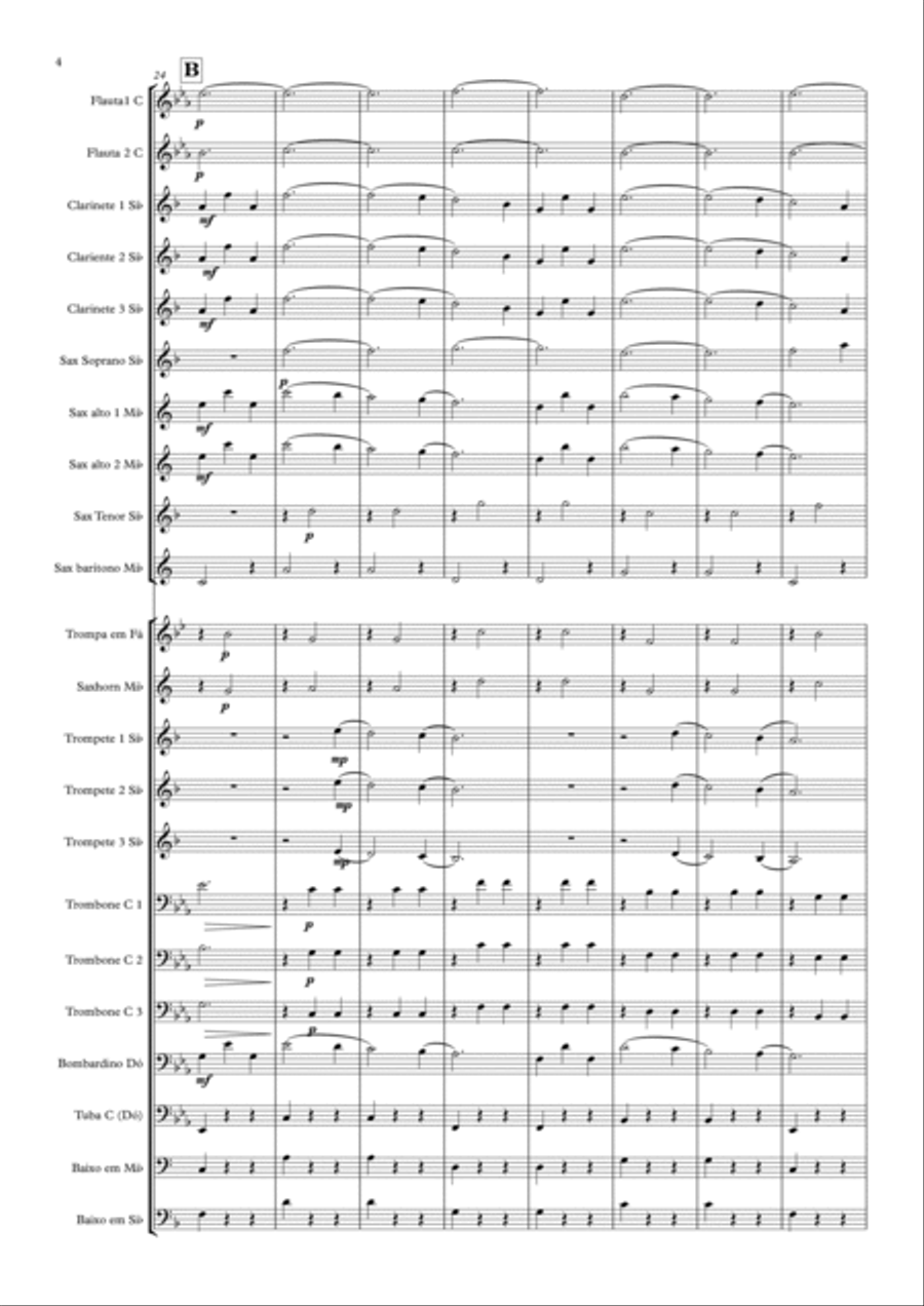Valsa Cheia de Gosto Full Orchestra scores gallery preview page 4