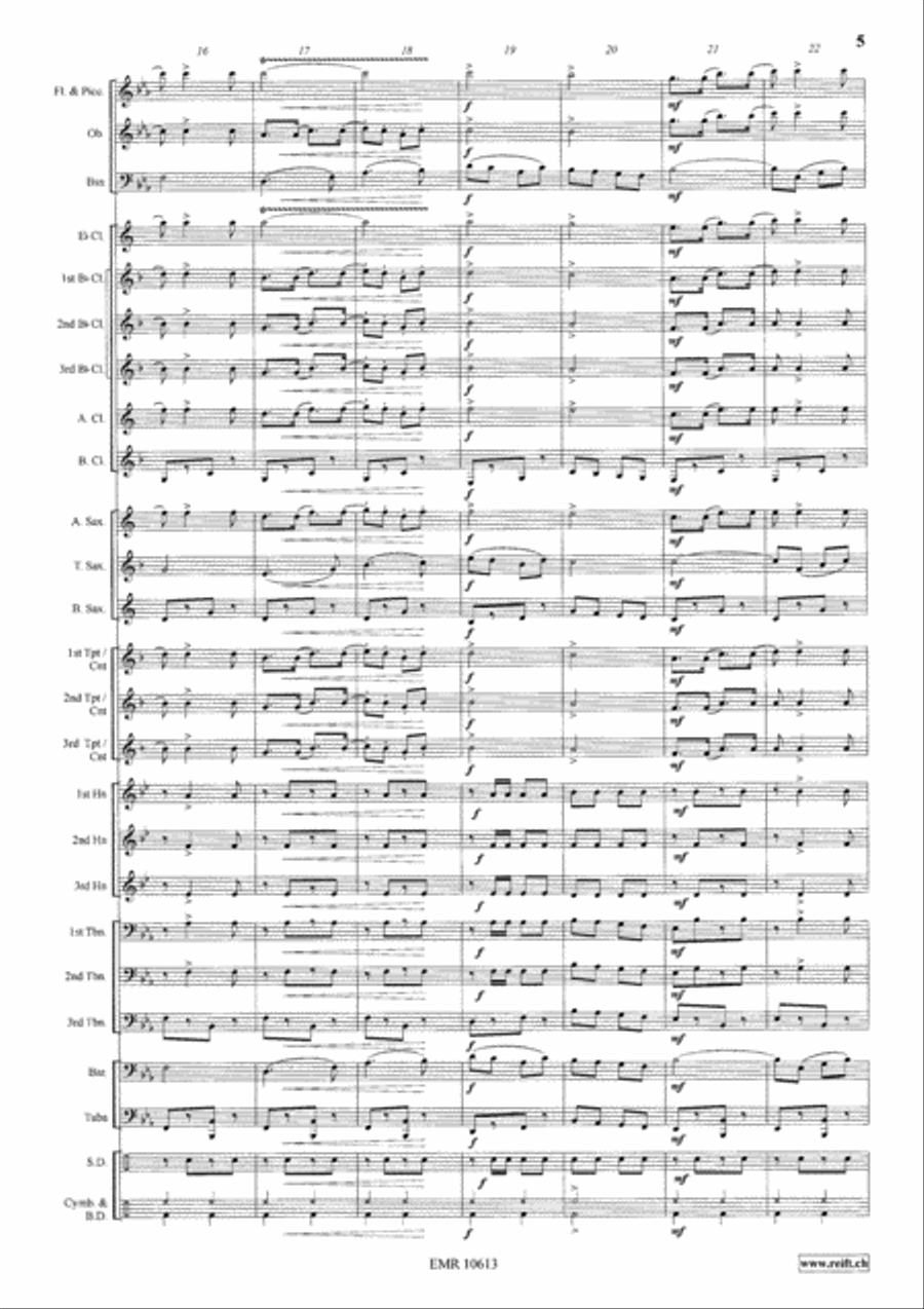 Mountain Valley Mountain Valley Concert Band scores gallery preview page 6