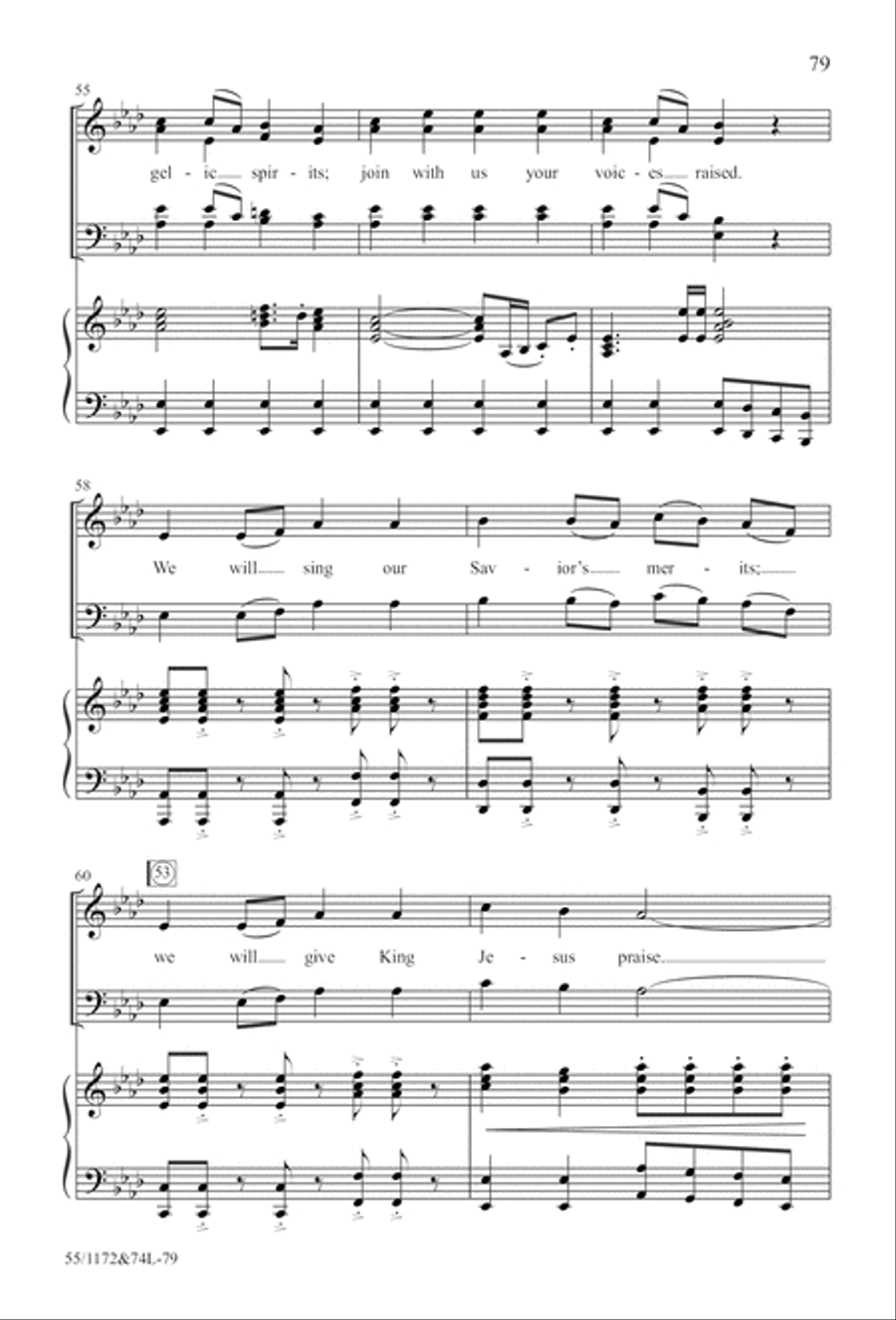 The Easter Story 4-Part scores gallery preview page 80
