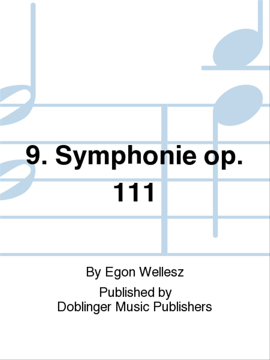 9. Symphonie op. 111 Orchestra scores gallery preview page 1