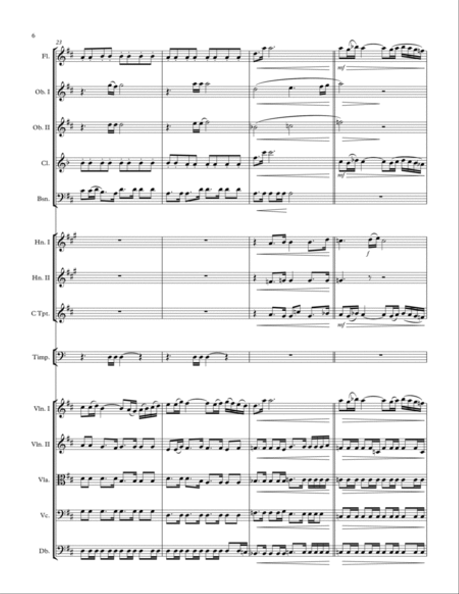 Waves of Feeling Full Orchestra scores gallery preview page 6