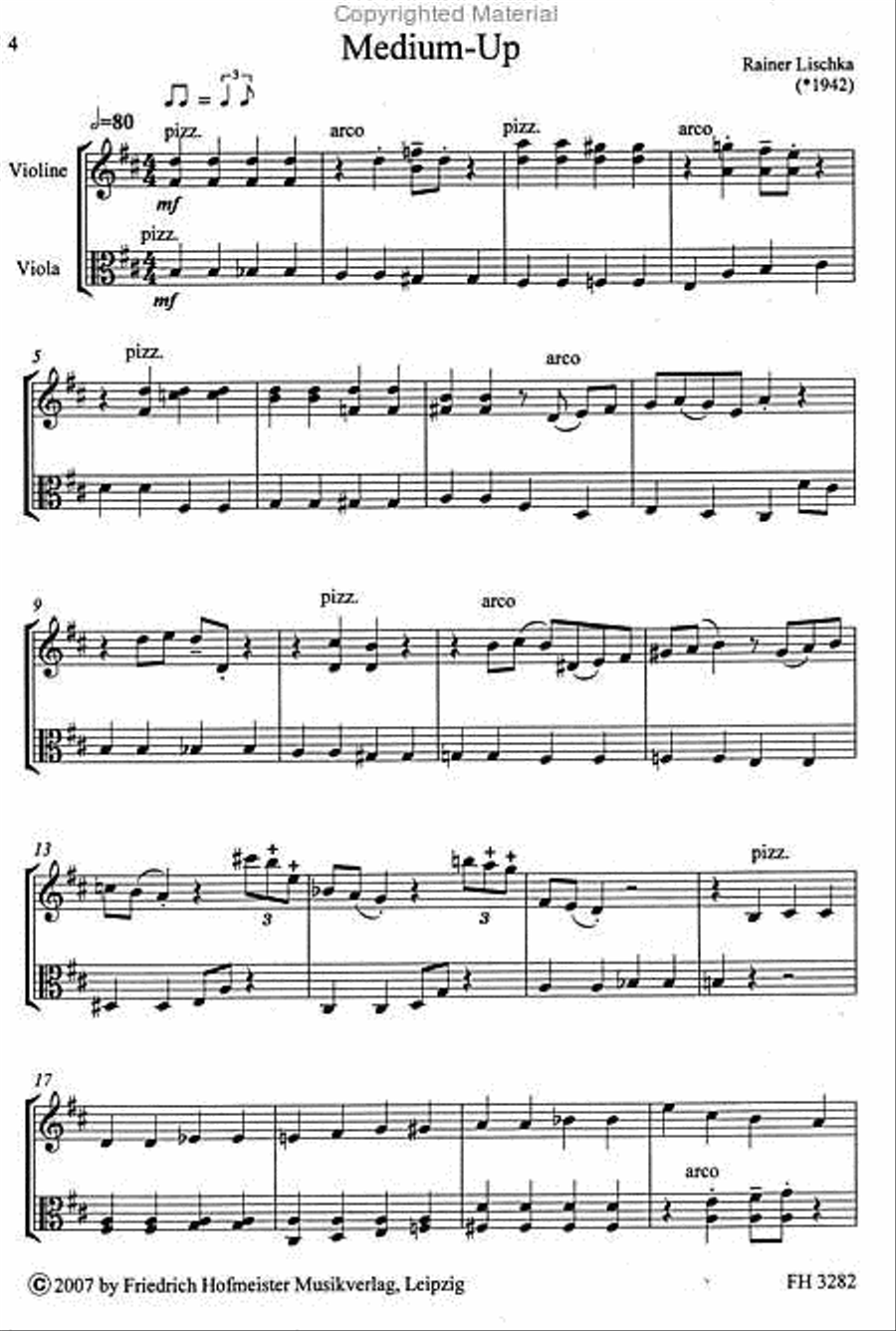 3 jazzige Duos Viola scores gallery preview page 3