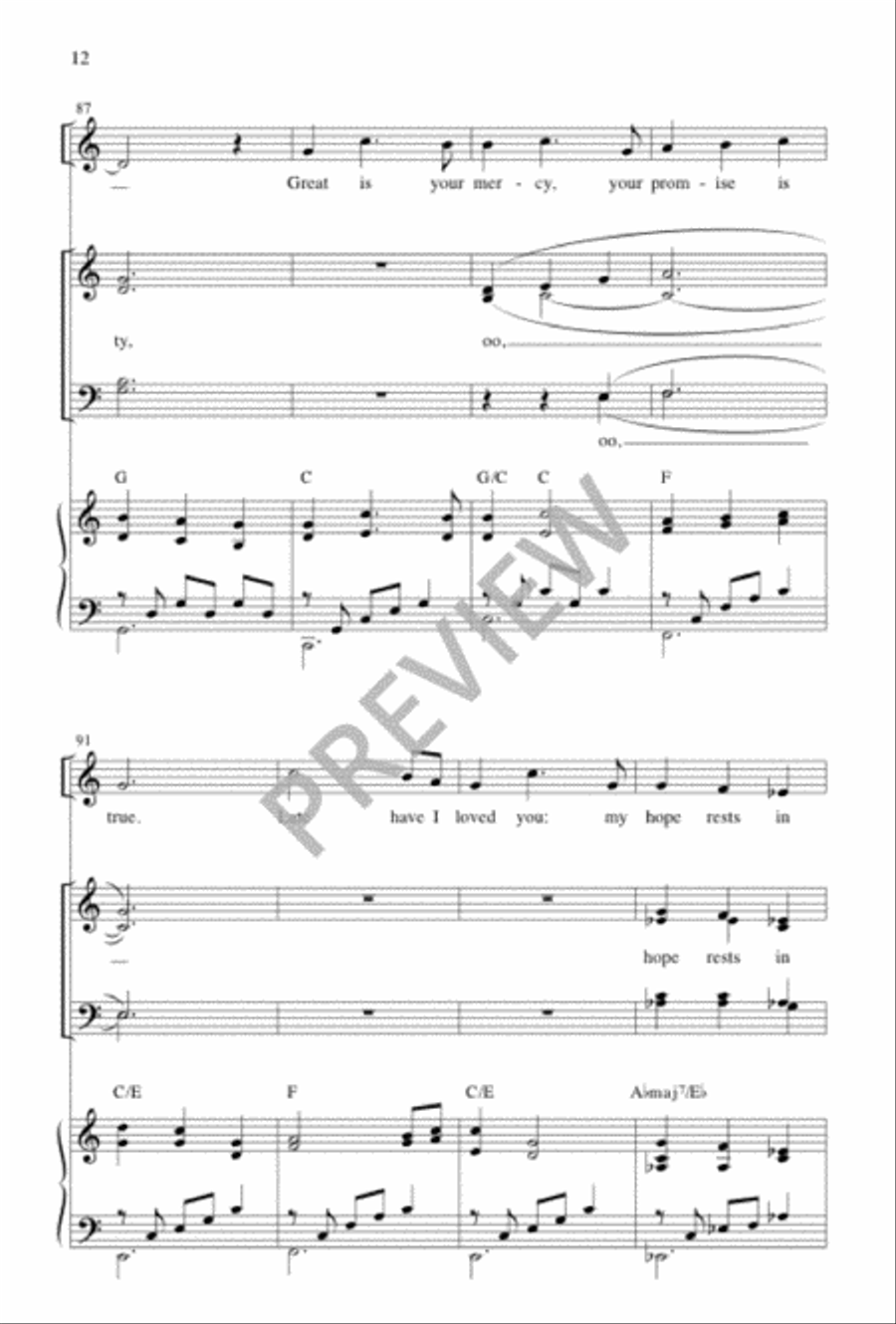 Our Hearts Are Restless 4-Part scores gallery preview page 11