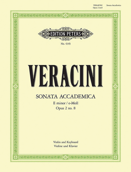 Sonata Accademica in E minor Op. 2 No. 8