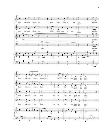Annie Laurie (SATB) image number null
