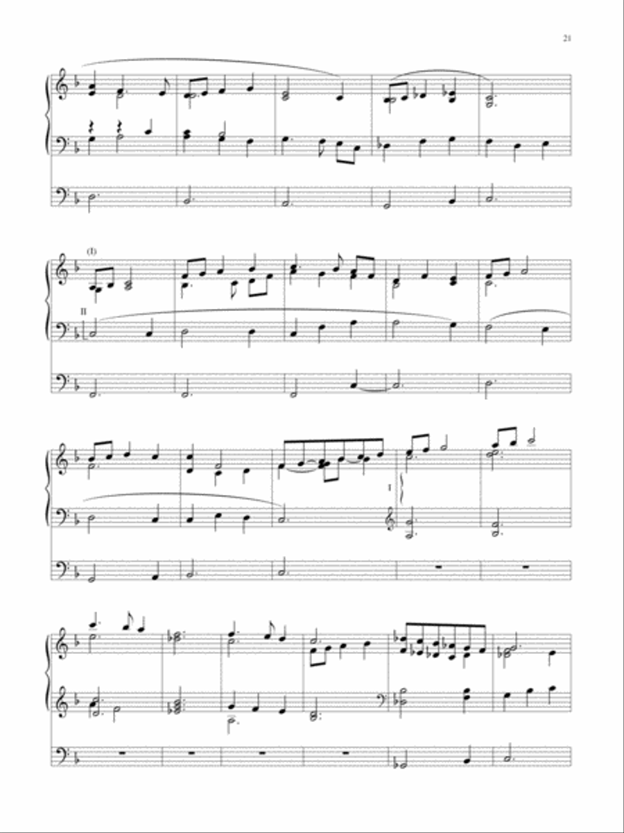 Treasures Old and New: Hymn Preludes for Organ Organ Solo scores gallery preview page 10