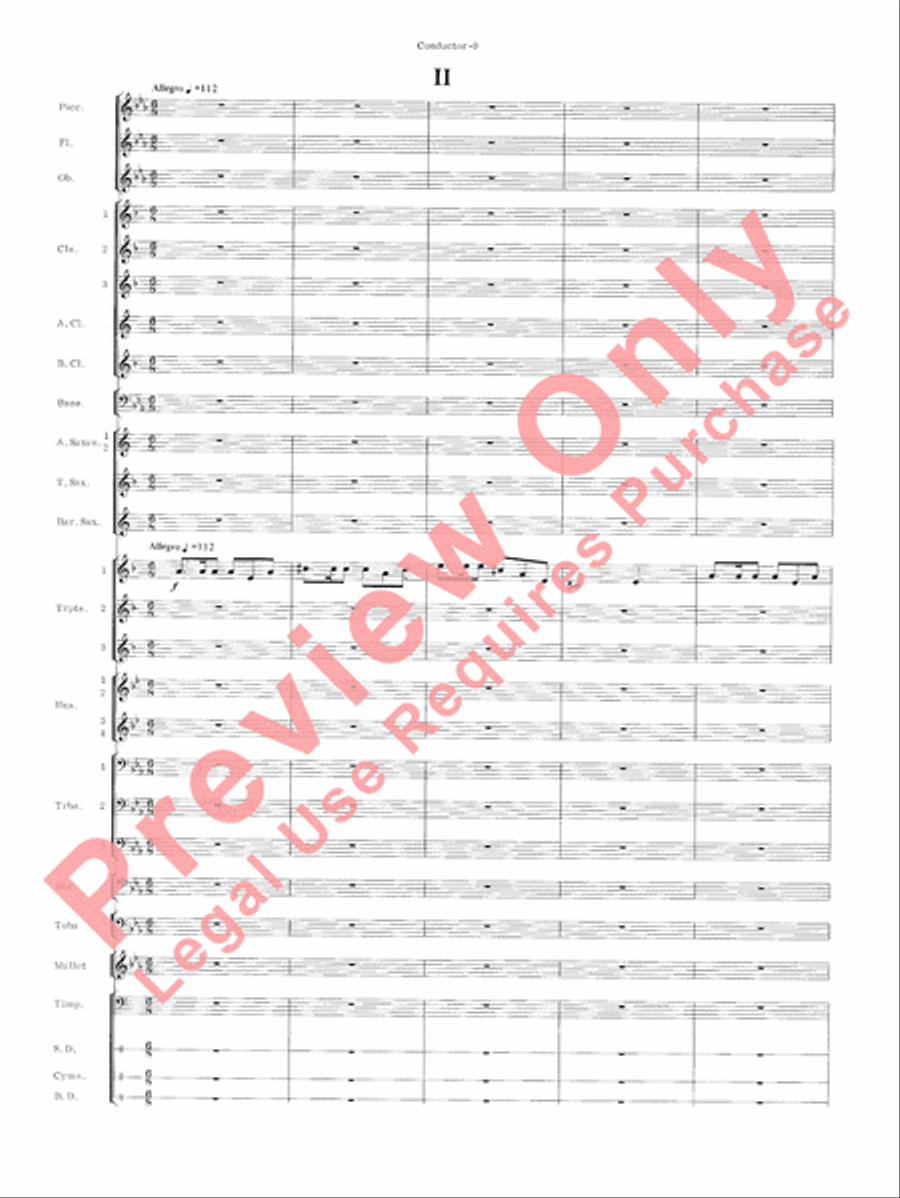 Carmen Suite Carmen Suite Concert Band scores gallery preview page 11