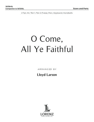 O Come, All Ye Faithful - Brass, Percussion, and Handbells Score and Parts