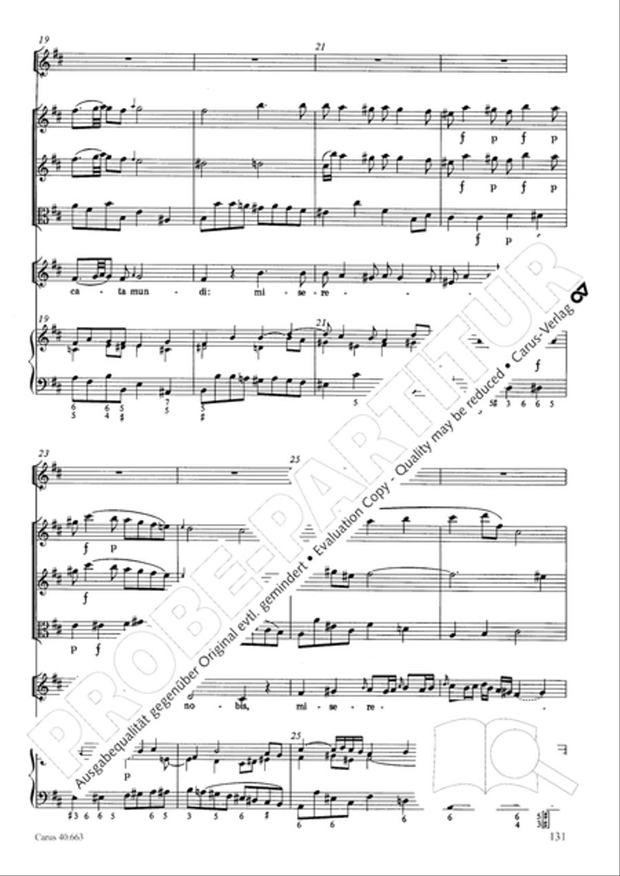 Mass in D minor (Missa in d) ATB scores gallery preview page 147