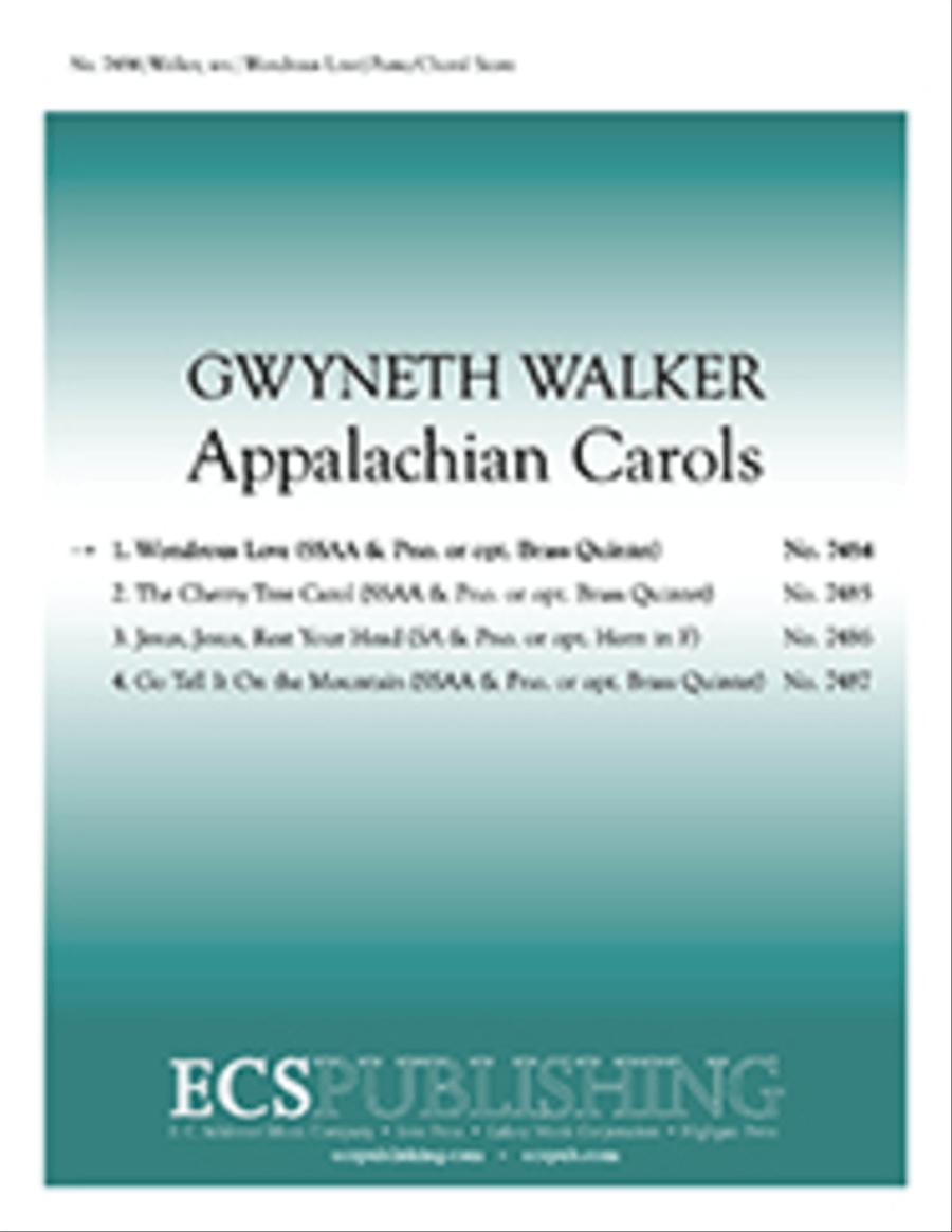 Appalachian Carols: 1. Wondrous Love SSAA scores gallery preview page 1