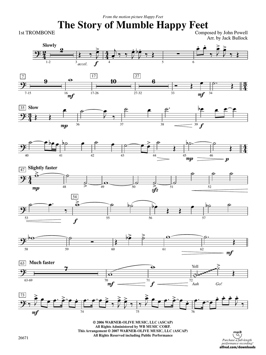The Story of Mumble Happy Feet: 1st Trombone