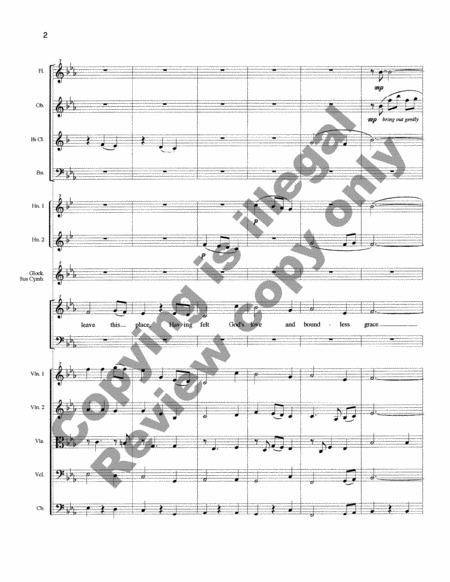 The Lord Be with You (Orchestral Score and Parts)