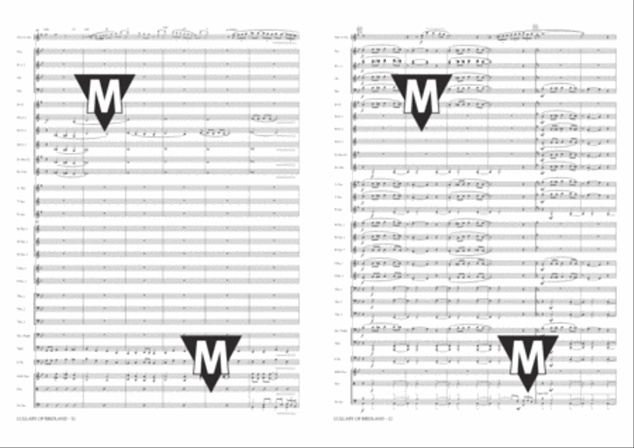 Lullaby of Birdland Concert Band scores gallery preview page 7