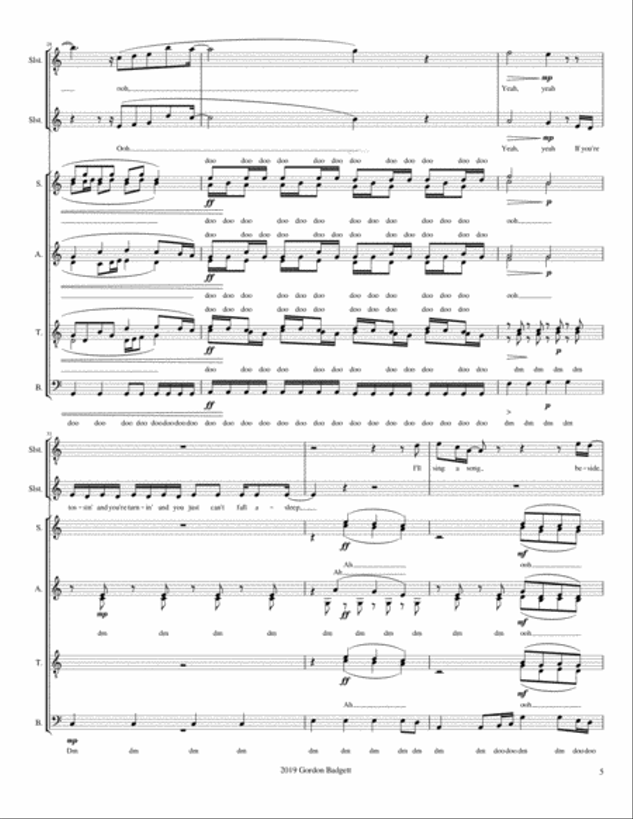 Count On Me A Cappella scores gallery preview page 5